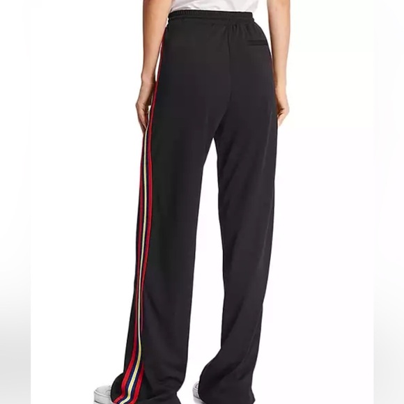 Rebekah Minkoff Betsey Oversized Racing-Stripe Drawstring Pants - Picture 4 of 15